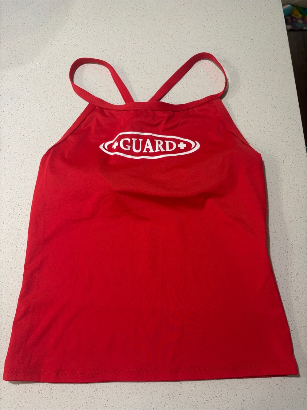 Red Lifeguard Tank Top - Women's Swim Tank